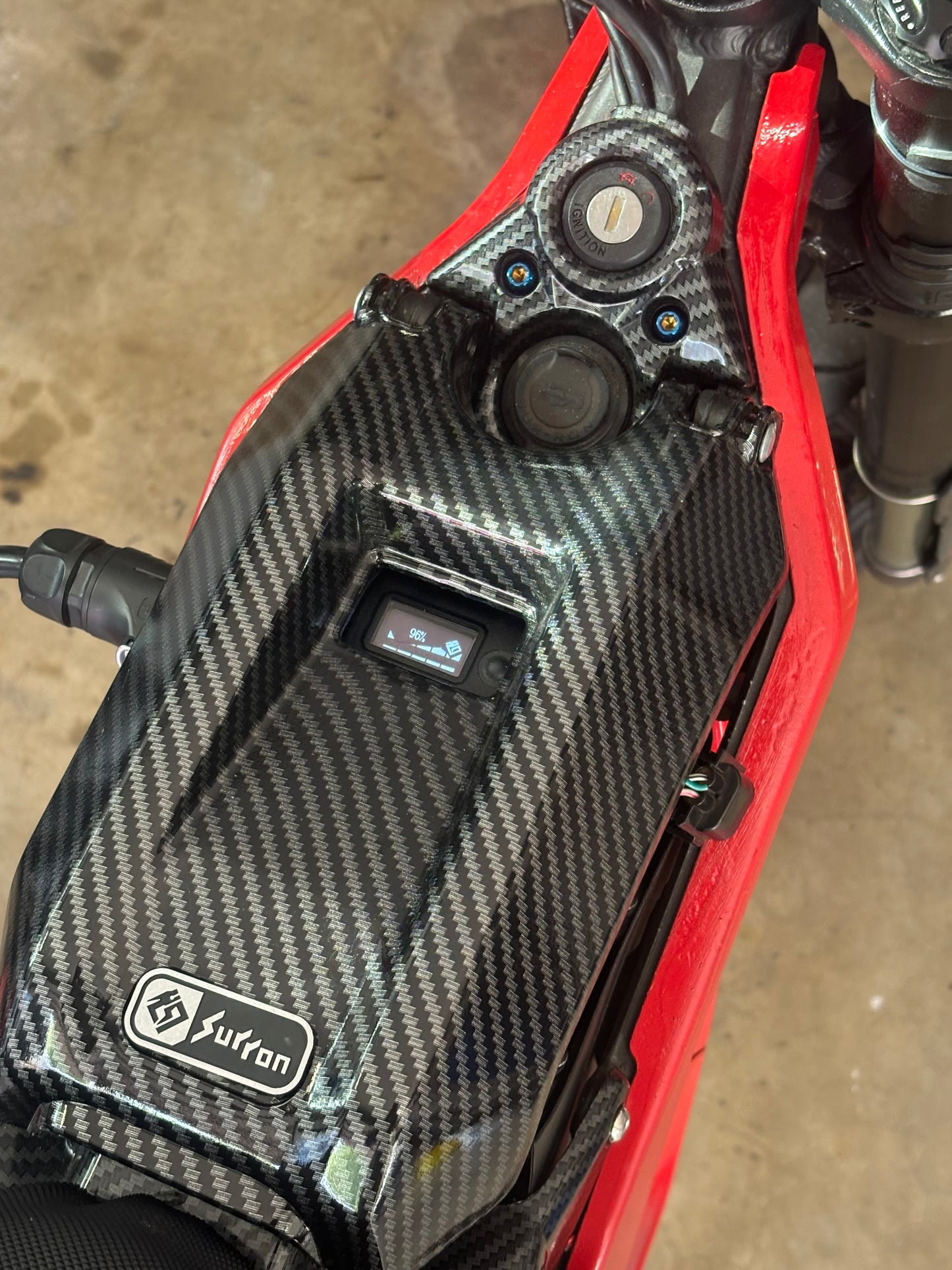 surron carbon fiber bundle